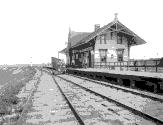 Gare du chemin de fer du Canadien Pacifique à Saint-Vincent-de-Paul en 1900